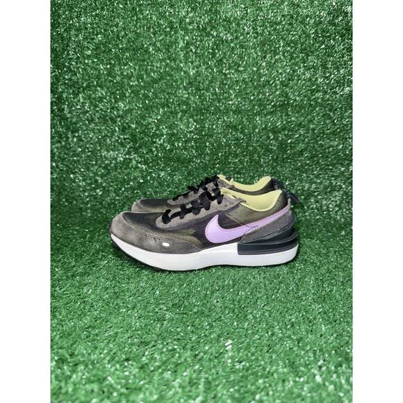 Nike Waffle One TD Toddler Size 11.5C Shoes Black Purple Athletic Low Sneaker - Picture 4 of 9